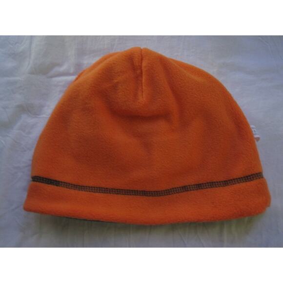 NEW Reversible Hunter Orange Camo Camouflage Thermal Beanie Hat Cap Unisex Adult - Picture 4 of 4